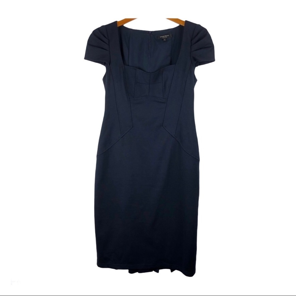 Nanette Lenore Sweetheart Navy Blue Casual Dress Size 6